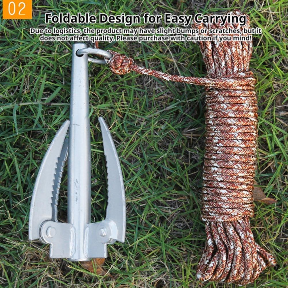 Outdoors Grappling Hook Surviv - đánh giá và giá Fishing Boat Anchor