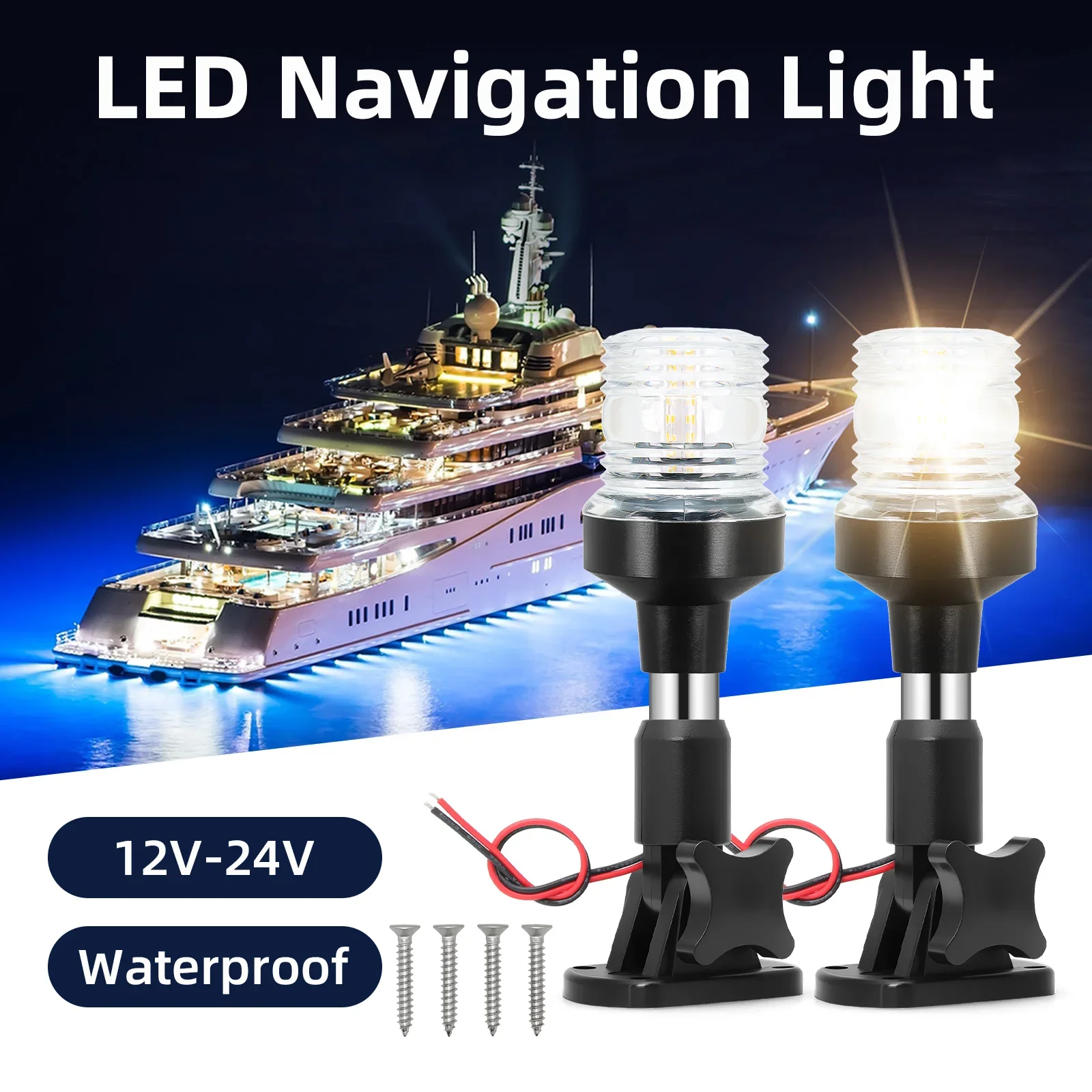 AD 12-24V Navigation Light 6in - đánh giá và giá Fishing Boat Paddle
