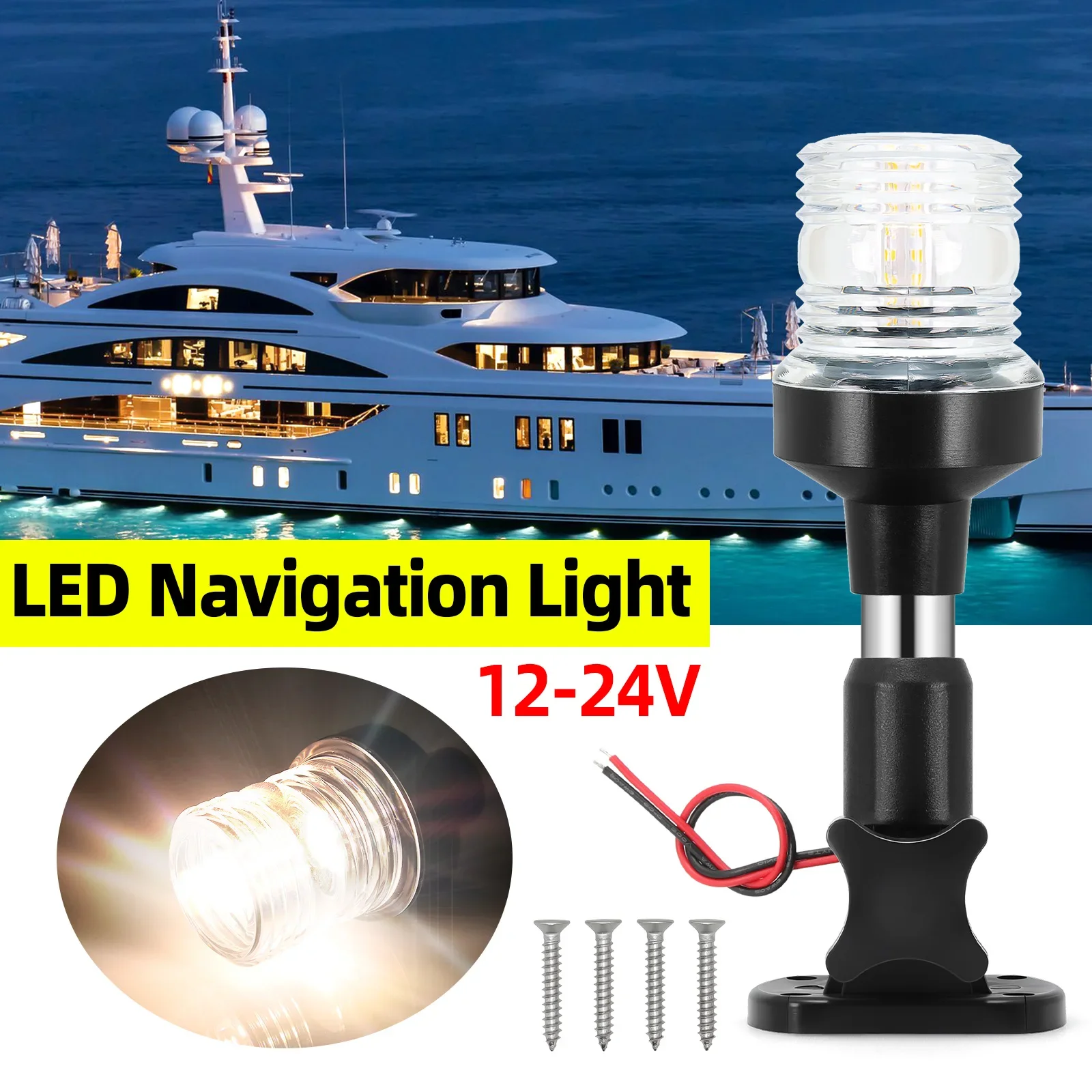 AD 12-24V Navigation Light 6in - đánh giá và giá Fishing Boat Paddle